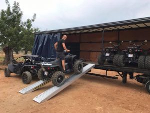 Quad Transport naar ibiza